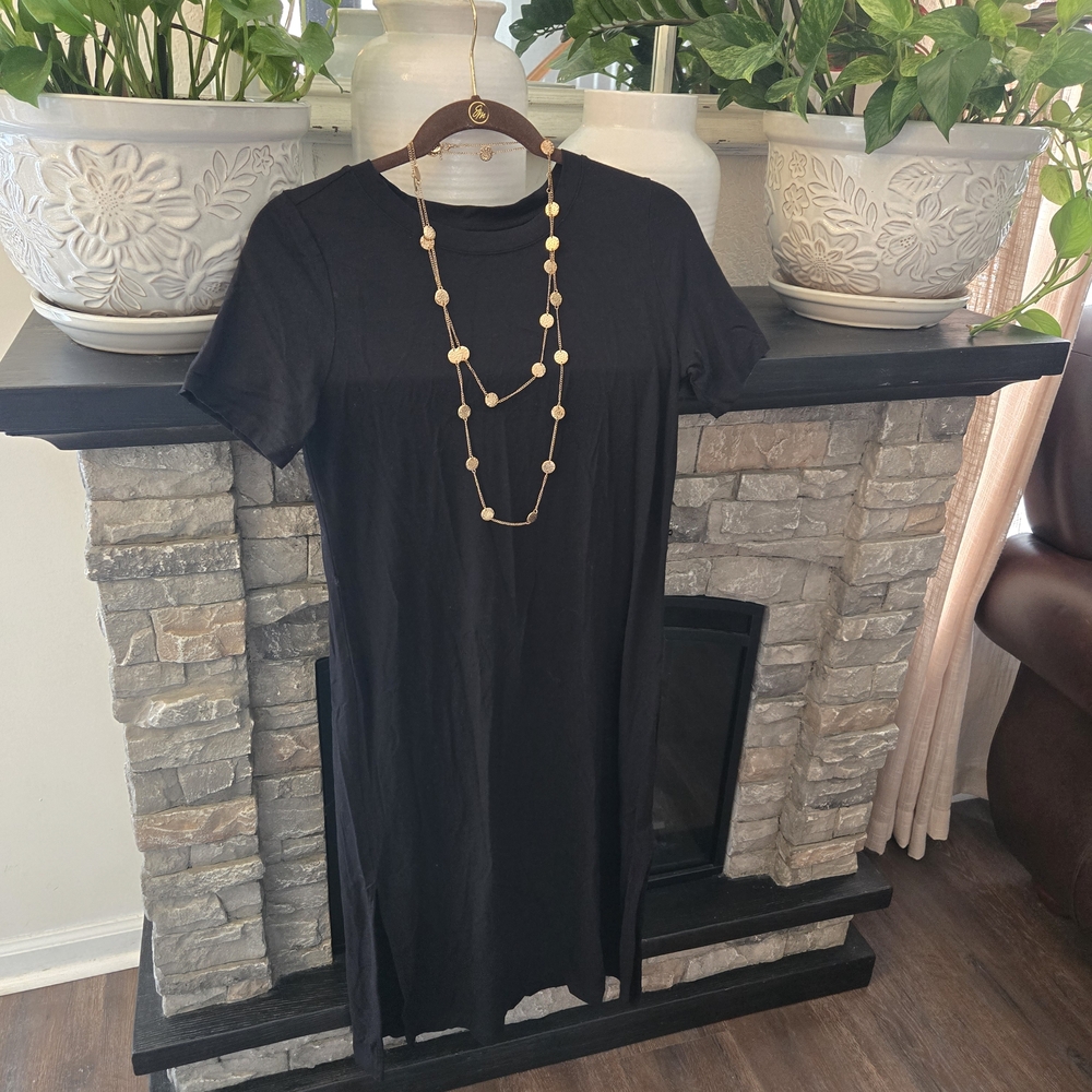 Banana Republic Classic Black Midi Dress